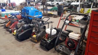 York Machinery Sale (Building materials, small plant, lawn mowers, garden etc.) - August timed online auction