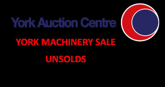 York Machinery Sale Unsolds - November