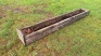Wooden sheep trough