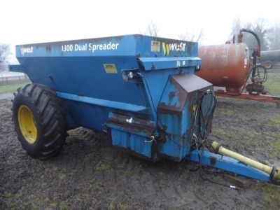 West 1300 dual spreader