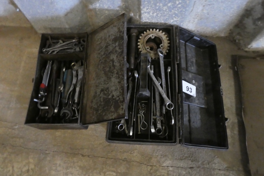 2 x tool boxes c/w tools | Stephensons Rural Farm Sale T A Chester ...
