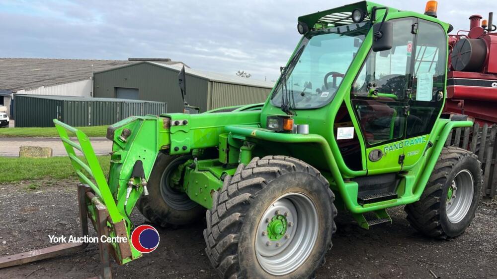 2009 Merlo Panoramic P36.7 telehandler, 7m boom, hydraulic side shift ...