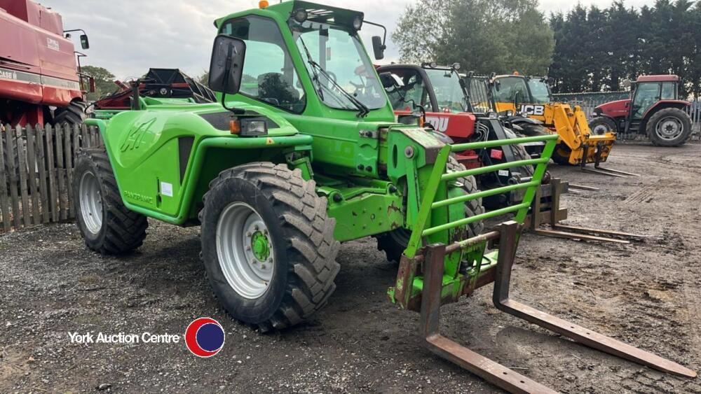 2009 Merlo Panoramic P36.7 telehandler, 7m boom, hydraulic side shift ...