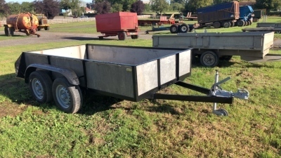 Twin axle car trailer 9ft x 5ft