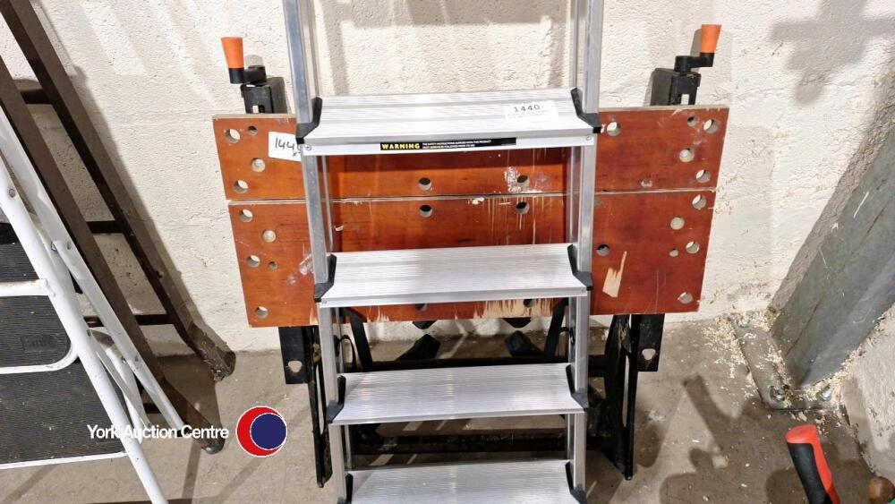Aluminium step ladders plus WM750 workmate | January timed online ...