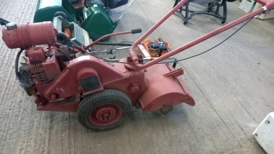 Auto Culto rotavator, wheel driven, Villiers engine in working order, heavy duty British made engine with age but good