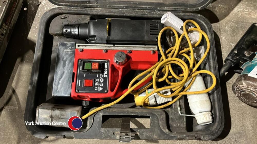 Alfra UK limited 110 volt Rotabroach Mag drill complete with case ...