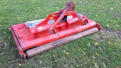 Trimax 2.1m finishing mower topper front and rear rollers triple blades York Machinery Sale Machinery trailers vehicles and tractors November online live onsite auction Lot 2601 3241 York Auction Cent...