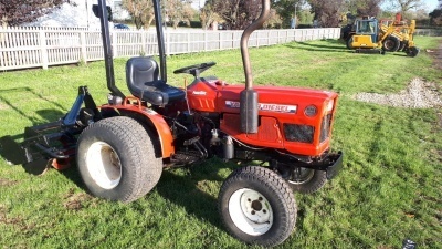 Yanmar TM186 diesel compact tractor c/w rotavator and PTO, clean and tidy machine, 603 hours