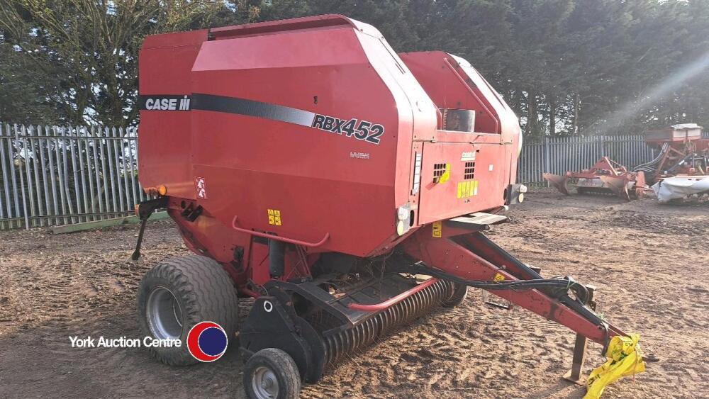 Case RBX452 baler, control box in office | York Machinery Sale March ...