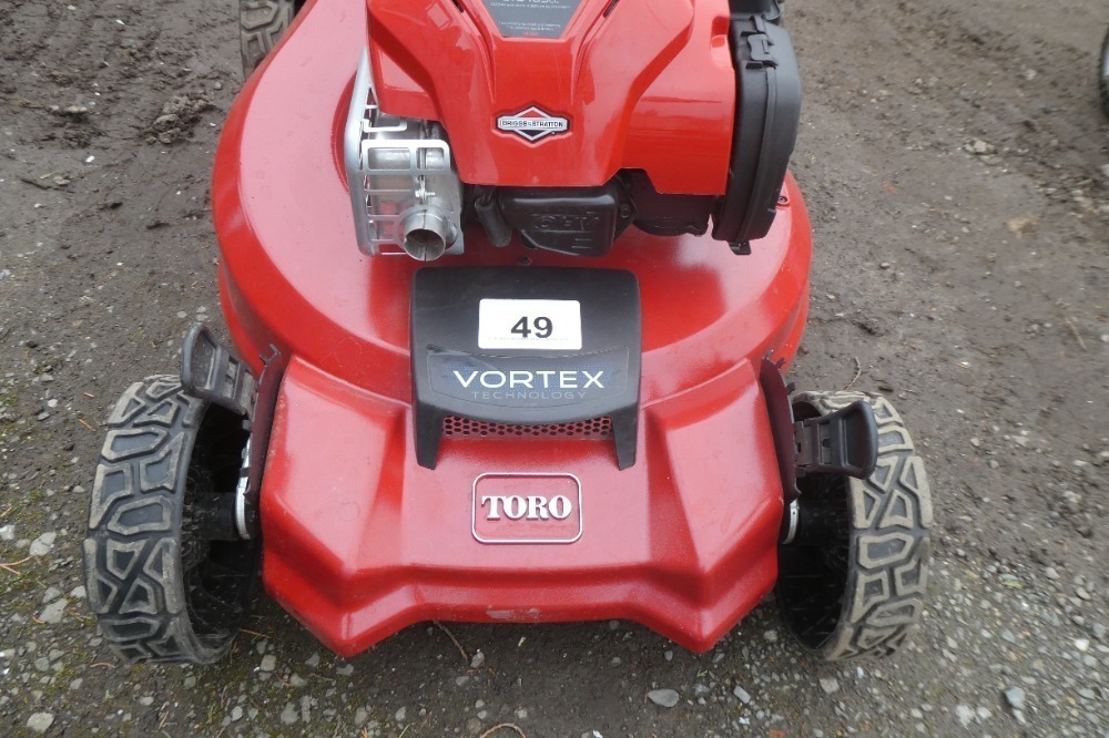 Toro Vortex 21693 Super Recycler pedestrian mower | York Auction Centre ...