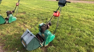 Suffolk Punch 30 petrol lawnmower with grassbox