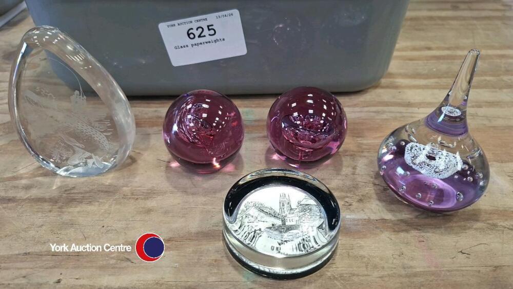 Glass paperweights | April timed online auction - Household Contents ...