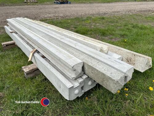 10 x concrete fencing posts | York Machinery Sale (hedgers, buckets ...