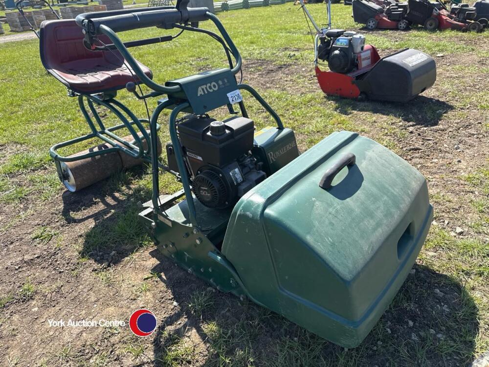 ATCO Royale B24E lawn mower 5hp engine c/w roller and seat, wo | York ...