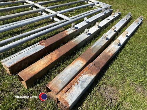 4 x cattle posts | York Machinery Sale (hedgers, buckets, livestock ...