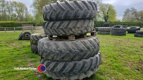 Fendt Rear Wheel Front and rear rowcrop wheels and tyres to fit Fendt, 480/80R46 (rear ...