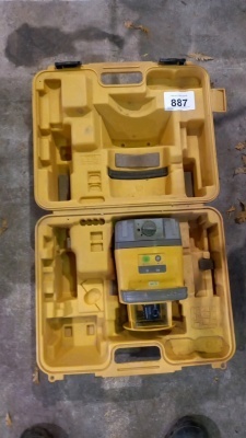 Topcon RL-H3R rotating laser level with carry case