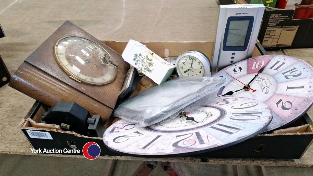 Assorted clocks | May timed online auction - Household Contents - York ...