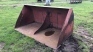 6ft loader bucket with quick attach brackets