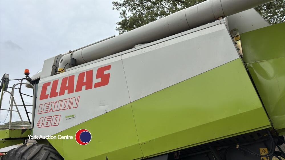 Claas Lexion 460 combine harvester, 6 straw walker, 6.6m header and ...