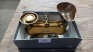 Brass sweet scales and weights, stamped R.Reeves, Kirkgate, Leeds