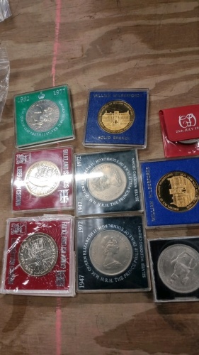 9 x Wilberforce commemorative coins