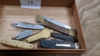 7 vintage penknives