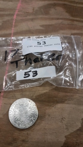 1780 silver Thaler coin