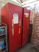 2 door steel tool cabinet