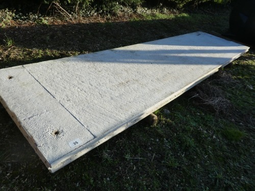 14'8"x4'x4" concrete panel