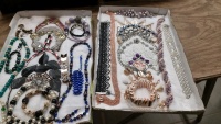 2 trays of fashion jewellery