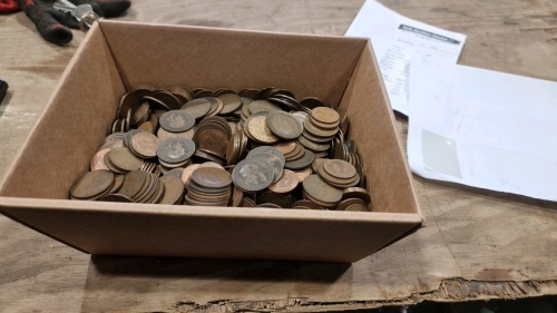 Quantity of copper coins