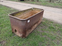 R Yates of Malton cast iron water trough