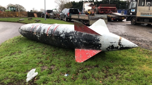 Ex-RAF Tornado fuel pod drop tank