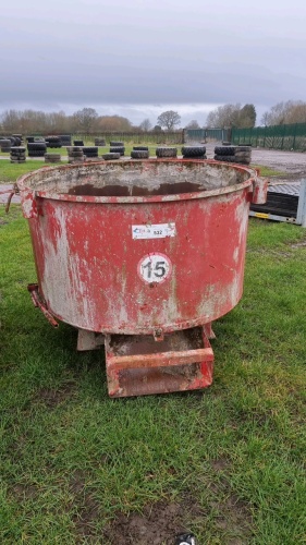 Jarmet concrete pan mixer, spares or repair