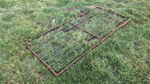 Steel security gate