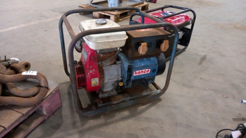 Kango 2.5kva generator, dual voltage, Honda G300 engine