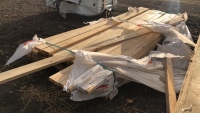 Pack of new oak beams, planed boards, spars, joists, T&G, shiplap, mixed sizes joinery etc 104” x 4”x1”