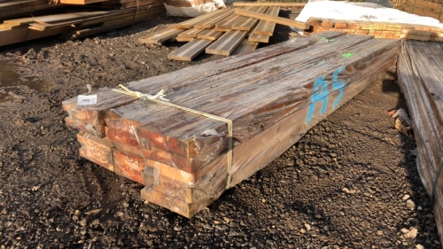 Pack of new oak beams, planed boards, spars, joists, T&G, shiplap, mixed sizes joinery etc 200cm x 7”x1”