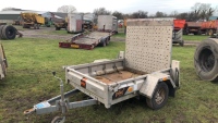 Small plant trailer c/w ramp