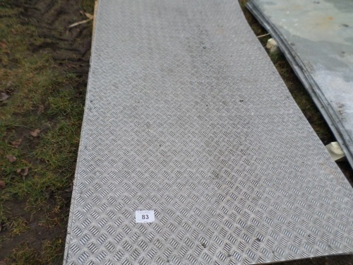 5 sheets of chequer plate