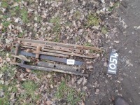 Various pick up hitch hooks and bars, mainly Massey