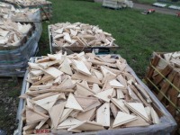 2 crates of wood off cuts