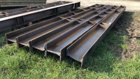 5x steel girders 8"x5.25"x13ft long