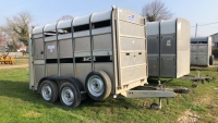 Ifor Williams TA510 livestock trailer with sheep decks, slurry tank, divide gate, LED lights, 4 good tyres, new brakes and bearings, very tidy trailer