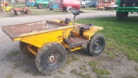 Thwaites Nimbus narrow diesel dumper with handle, no log book