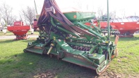 Amazone 4m combination, KG heavy duty power harrow, Airstar Seeder with Rotec discs and rear flexi tine harrow