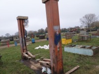 3 Ton 2 post car lift brand new single phase motor works perfect. Also comes with a 3 phase motor