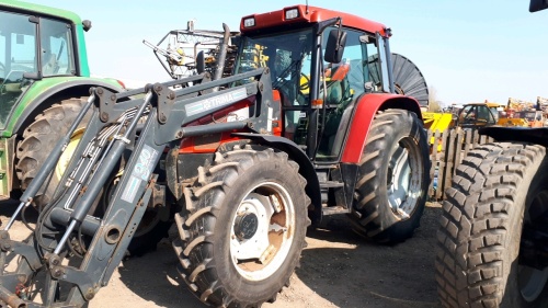 Case CS 94 tractor c/w Trima loader, V5, 6280 hours, NL52 SVF